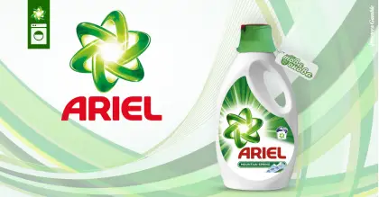 Ariel Mountain Spring 40 пранета Гел за пране 1800 ml