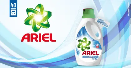 Ariel гел за пране Fresh Touch Of Lenor 1575 ml 35 пранета
