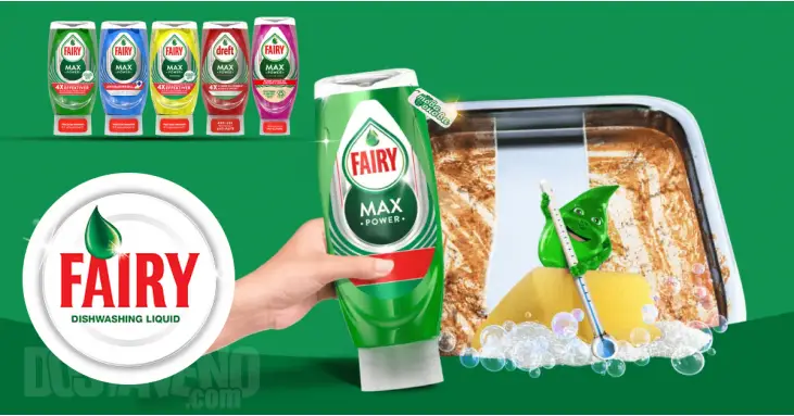 Fairy Max power препарат за съдове 370 ml