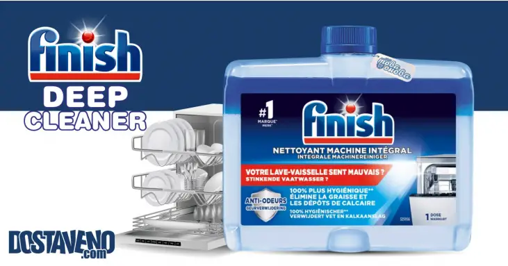 Finish Препарат за почистване на съдомиялна 250 ml Finish Препарат за почистване на съдомиялна 250 ml