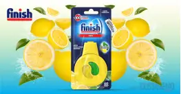 Finish ароматизатор за съдомиялна машина Lemon - 60 цикъла