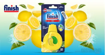 Finish ароматизатор за съдомиялна машина Lemon - 60 цикъла