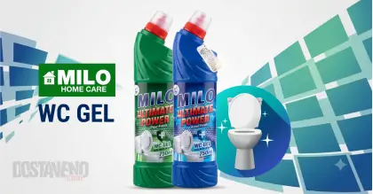 MILO WC GEL Ultimate Power Препарат за санитарен фаянс 750 ml