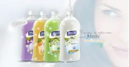 Medix Cream Течени сапуни за ръце Пълнител 900 ml Medix Cream Течени сапуни за ръце Пълнител 900 ml