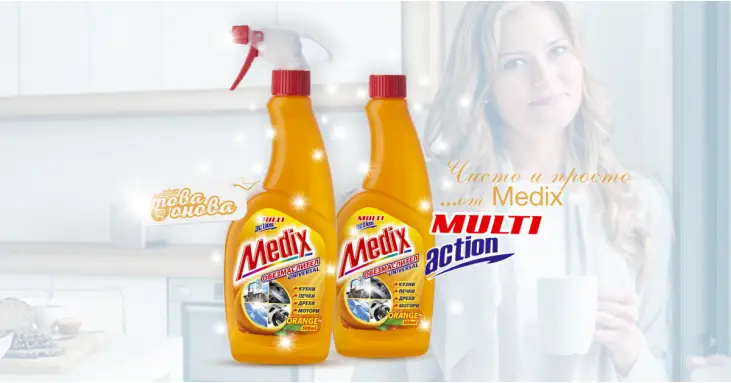 Medix Multi Action Orange Обезмаслител резерва 500 ml Medix Multi Action Orange Обезмаслител резерва 500 ml