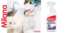 MILANA Анти-калк препарат за баня и кухня с оцет 750 ml MILANA Анти-калк препарат за баня и кухня с оцет 750 ml