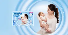 Molfix Jumbo 2 Mini пелени за бебе 68 бр Molfix Jumbo 2 Mini пелени за бебе 68 бр