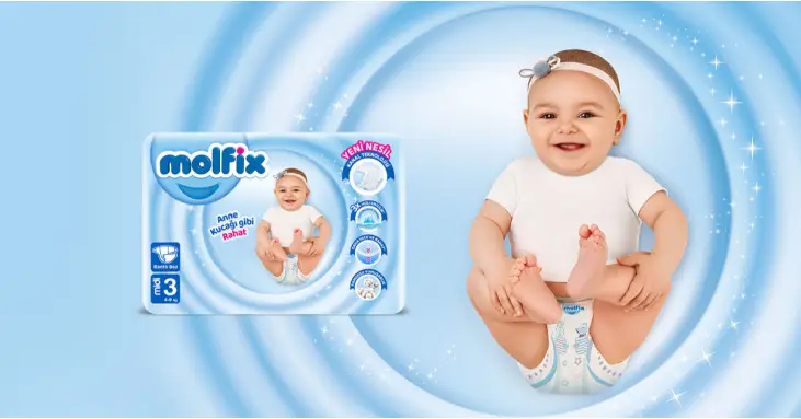 Molfix Jumbo 3 Midi пелени за бебе 60 бр Molfix Jumbo 3 Midi пелени за бебе 60 бр