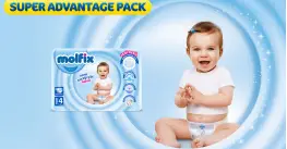 Molfix Giga 4 Maxi Plus пелени за бебе 82 бр Molfix Giga 4 Maxi Plus пелени за бебе 82 бр