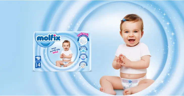 Molfix Jumbo 4 Maxi пелени за бебе 52 бр Molfix Jumbo 4 Maxi пелени за бебе 52 бр