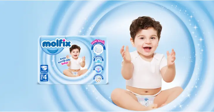 Molfix Jumbo 4 Maxi Plus пелени за бебе 52 бр Molfix Jumbo 4 Maxi Plus пелени за бебе 52 бр