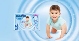 Molfix Jumbo 5 Junior пелени за бебе 44 бр Molfix Jumbo 5 Junior пелени за бебе 44 бр