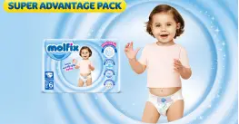 Molfix Giga 6 Extra Large пелени за бебе 52 бр Molfix Giga 6 Extra Large пелени за бебе 52 бр