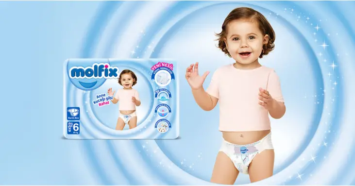 Molfix Jumbo 6 Extra Large пелени за бебе 38 бр Molfix Jumbo 6 Extra Large пелени за бебе 38 бр