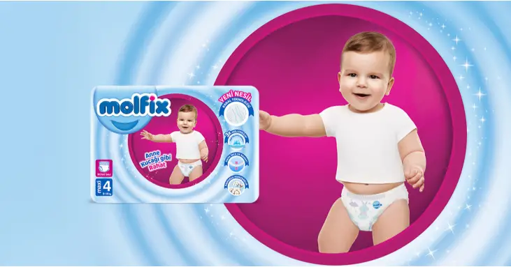 Molfix Pants Jumbo 4 Maxi гащички за бебе 52 бр