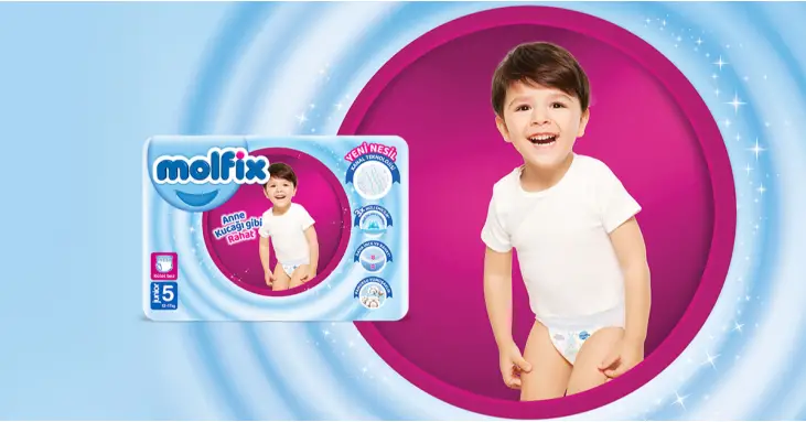 Molfix Pants Jumbo 5 Junior гащички за бебе 44 бр Molfix Pants Jumbo 5 Junior гащички за бебе 44 бр