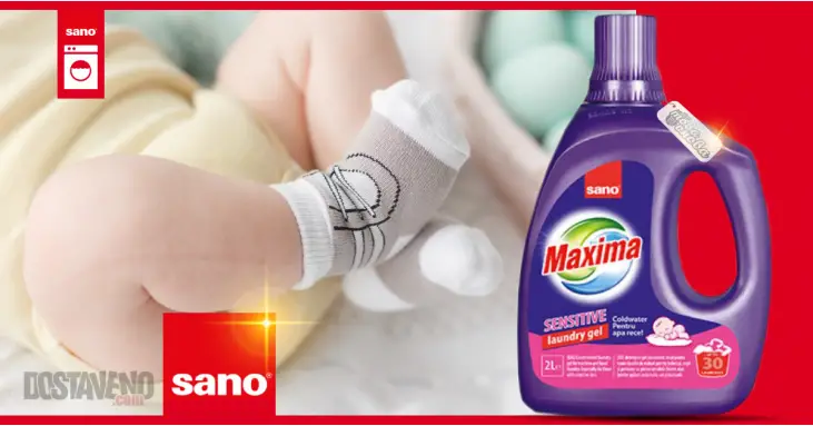 Sano Maxima Sensitive гел за пране 2 литра
