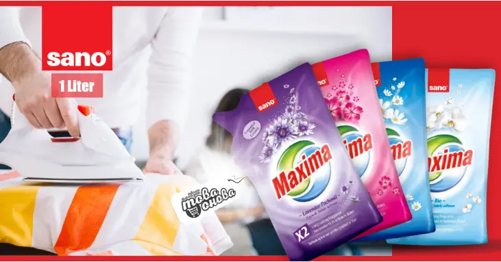 Sano Maxima Омекотители Advance 1000 ml - Плик Sano Maxima Омекотители Advance 1000 ml - Плик