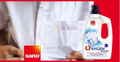 Sano за петна с Активен Кислород Oxygen White Laundry 3000 ml