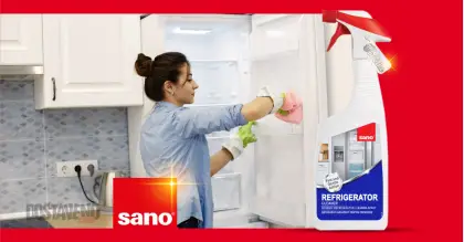Sano Refrigerator & Microwave Препарат за почистване на хладилник и микровълнова 750 ml