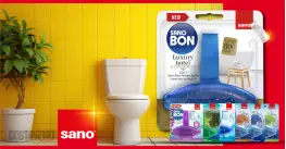 Sano bon тоалетно блокче за хигиена на WC 55г Sano bon тоалетно блокче за хигиена на WC 55г