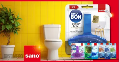 Sano bon тоалетно блокче за хигиена на WC 55г