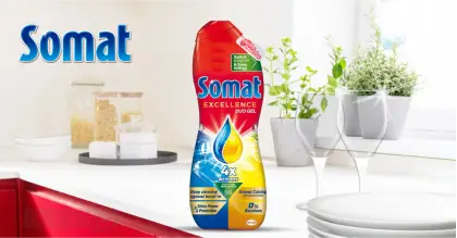 Somat Excellence duo power gel гел за съдомиялна машина 700 ml