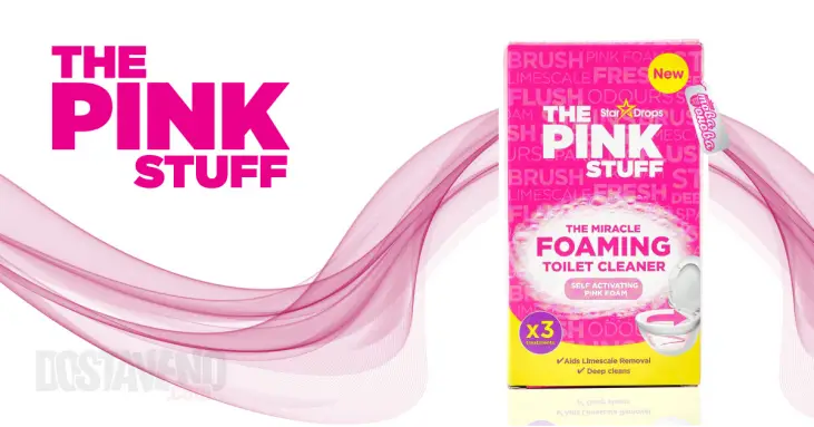 The Pink Stuff Foaming Toilet Cleaner сашета за тоалетна 3 х 100г
