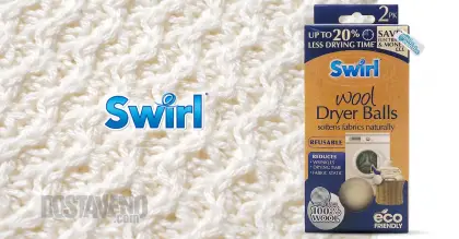 Swirl Wool Dryer Balls вълнени топки за сушилня 2 бр