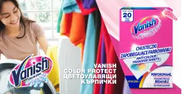 Vanish Цветоулавящи кърпички Color Protect 20 бр