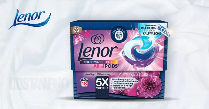 Lenor All in 1 PODS Капсули за пералня 17 бр