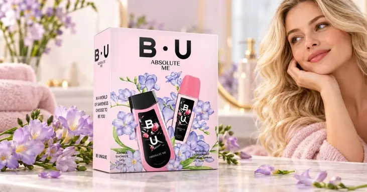 B.U ABSOLUTE ME подаръчен комплект натурален спрей и душ гел 75 ml + 250 ml B.U ABSOLUTE ME подаръчен комплект натурален спрей и душ гел 75 ml + 250 ml