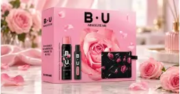 B.U ABSOLUTE ME подаръчен комплект тоалетна вода 50 ml + део спрей 150 ml с козметична чантичка B.U ABSOLUTE ME подаръчен комплект тоалетна вода 50 ml + део спрей 150 ml с козметична чантичка