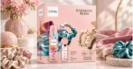 C-THRU HARMONY BLISS подаръчен комплект: тоалетна вода 30 ml + део спрей 150 ml + скрънчи