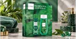 C-THRU Luminous Emerald подаръчен комплект део спрей 150 ml + душ гел 250 ml