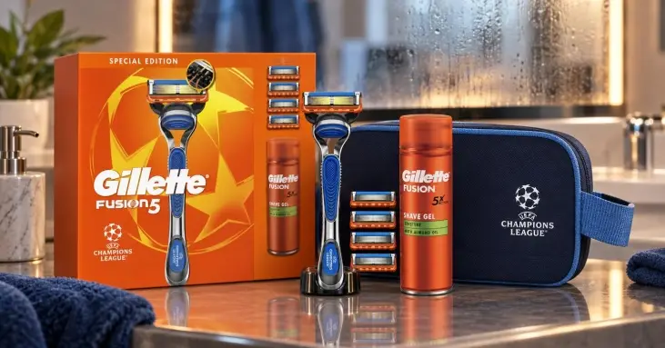 Gillette Fusion5 Champions League Special Edition подаръчен комплект за бръснене
