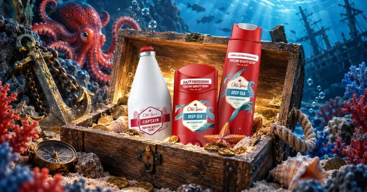 Old Spice Deep Sea Treasure Box подаръчен комплект 100 ml + 50 ml + 250 ml