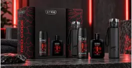 Подаръчен комплект STR8 RED CODE – тоалетна вода 100 ml + део спрей 150 ml + бутилка за вода