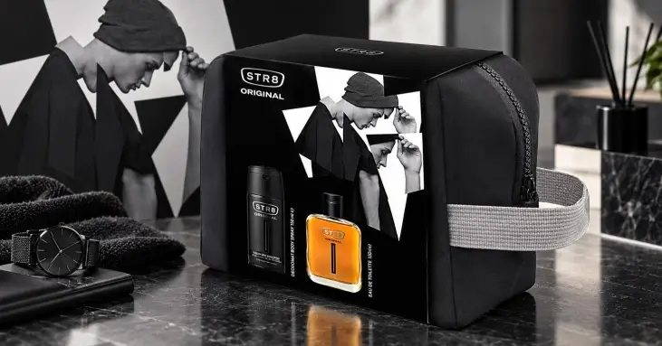 STR8 ORIGINAL подаръчен комплект тоалетна вода 100 ml + део спрей 150 ml + несесер