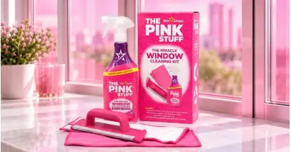 The Pink Stuff Miracle Window Cleaning Kit Комплект за прозорци