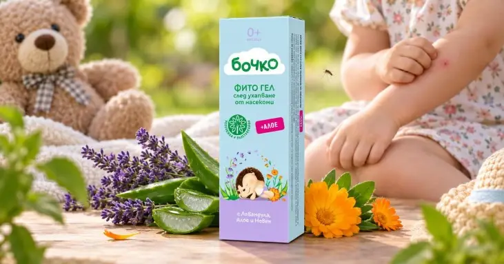 Бочко Фито гел след ухапване от насекоми 20 ml