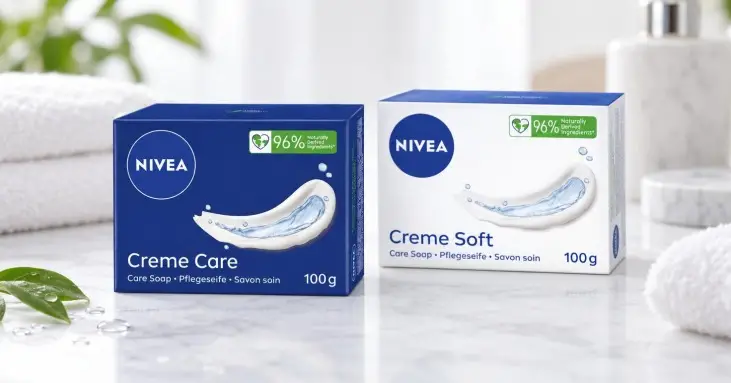 NIVEA Creme Care и Creme Care Soft сапуни 100 g NIVEA Creme Care и Creme Care Soft сапуни 100 g