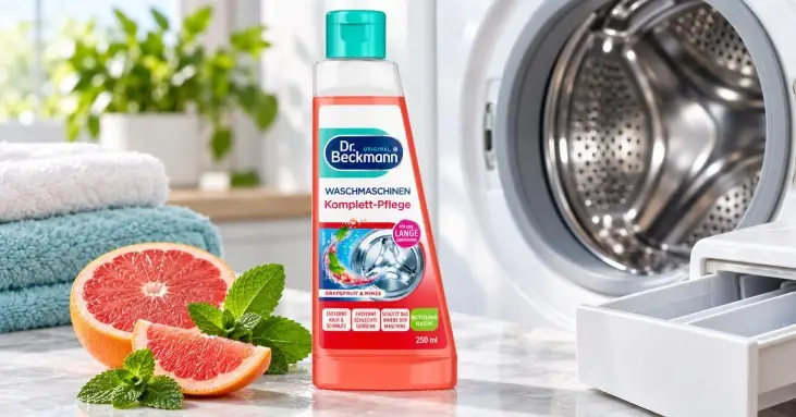 Dr. Beckmann Grapefruit & Minze препарат за почистване и поддръжка на перални машини 250 ml Dr. Beckmann Grapefruit & Minze препарат за почистване и поддръжка на перални машини 250 ml