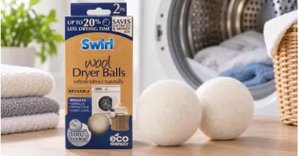 Swirl Wool Dryer Balls вълнени топки за сушилня 2 бр