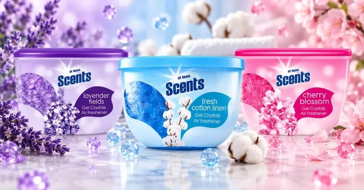 At Home Scents Gel Crystals ароматизатор за въздух 150г