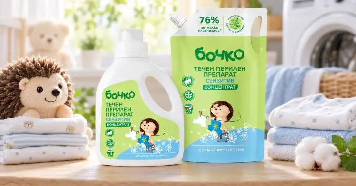 Бочко Сензитив течен перилен препарат концентрат 1000 ml / 1100 ml