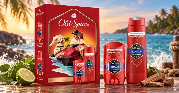 Old Spice Captain подаръчен комплект 250 ml + 50 ml