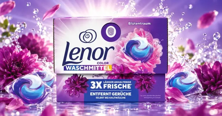 Lenor Amethyst Blütentraum цветни перилни капсули 10 бр. Lenor Amethyst Blütentraum цветни перилни капсули 10 бр.