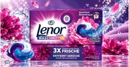 Lenor Amethyst Blossom All-in-1 PODS капсули за пране 17 бр Lenor Amethyst Blossom All-in-1 PODS капсули за пране 17 бр