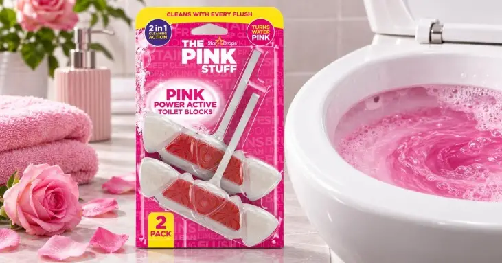 The Pink Stuff Miracle Power Active тоалетни блокчета 2 x 40 g The Pink Stuff Miracle Power Active тоалетни блокчета 2 x 40 g